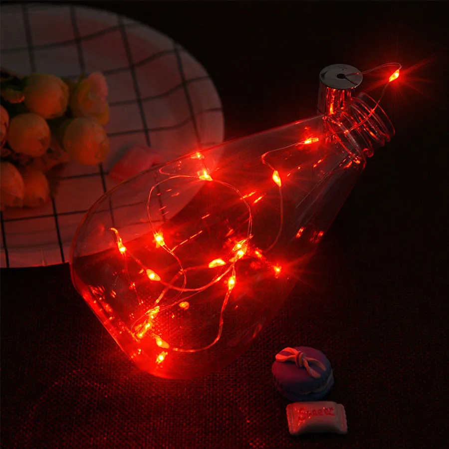 LED Wine Bottle String Light Battery Power DIY Christmas String Fairy Lights For Bar Bottle Stopper Party Wedding Decoration (20)
