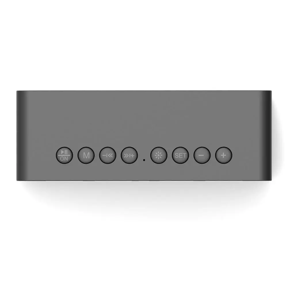 TPFOCUS светодиодный Будильник с зеркалом Портативный Мини Bluetooth динамик настольное Зеркало экран дисплей Будильник домашний красивые часы