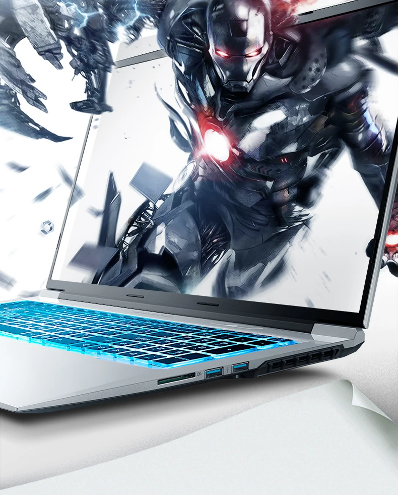 Machenike T90-PLus gaming laptop 2020 i7 10750H RTX 2060 6G 17.3 inches screen 144Hz Ultra border Intel notebook gaming copmuter