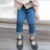 Baby Boy Girl Loose Jeans New Fashion Korean Style Casual Solid Color Jeans Children's Denim Pants For 1-7 Years 7