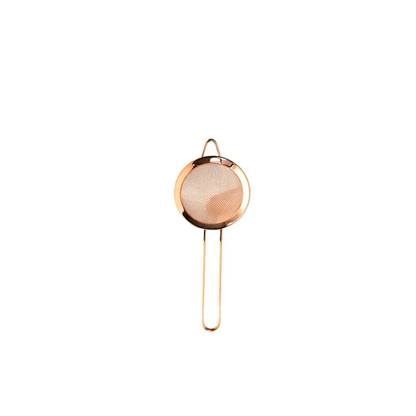 rose gold small Нержавеющая сталь мелкоячеистые масляные инструменты сито Золотая мука для выпечки Хлебопекарная Мука сито фильтр ситечко кухонные дуршлаги сетка кофе - Цвет: rose gold small