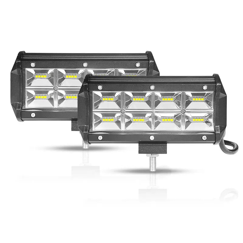 

DERI 7 inch wide flood beam led work light led light bar for Driving Offroad Boat Car Tractor Truck 4x4 SUV 12V 24V barra led
