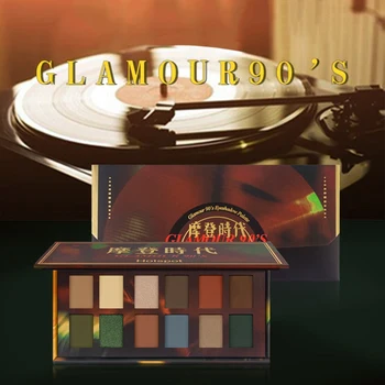 

12 Color Eye Shadow Palette Waterproof Long Lasting Smudge-proof Shimmer Matte Glitter Eye Shadow Powder