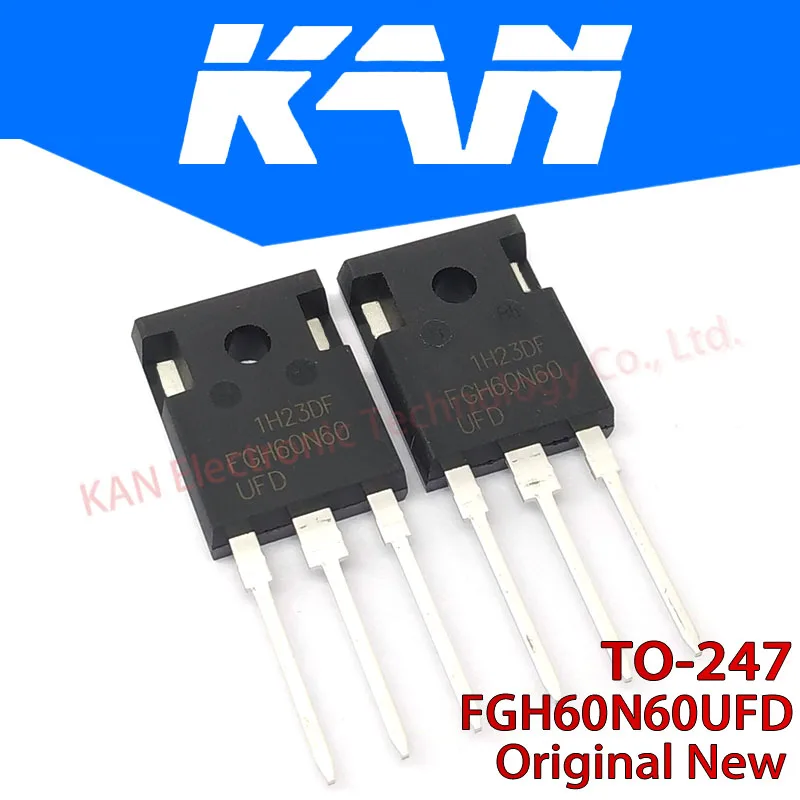Новый и оригинальный чипсет IC FGH60N60SMD FGH60N60UFD TO247 FGH60N60 ...