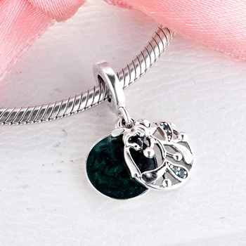 

Christmas Mistletoe Dangle Charms 925 Sterling Silver 2020 New Winter Beads Fit Bracelet Diy Christams Gift For Women Jewelry