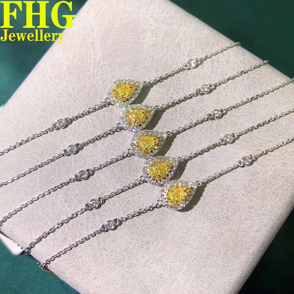 

Браслет из белого золота 0,29 карат, 18 К, Au750