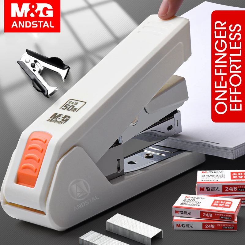 MG255070SheetsEffortlessStaplerPaperBookBindingStapling