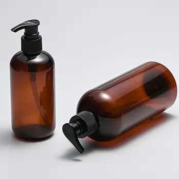 

250/500ml Clear Press Pump Empty Bottle Refillable Shampoo Liquid Soap Dispenser Refillable Bottle Atomizer Containers