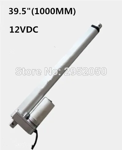 

Free12V 1000mm/39.5inch stroke 900N /198LBS micro linear actuator electric linear actuator TV lift high speed linear actuator