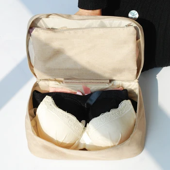 

Women's Storage Bra Bag Underwear Clothes Organizer Suitcase For Lingerie Portable Pouch Travel Necessity Accessories Supplies
