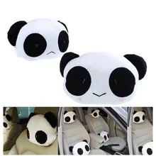 Милый прекрасный узор панда автомобильное сиденье для шеи/головы Подушка Мягкая задняя Подушка подголовник подушка для шеи автомобильные аксессуары подарок для девочки