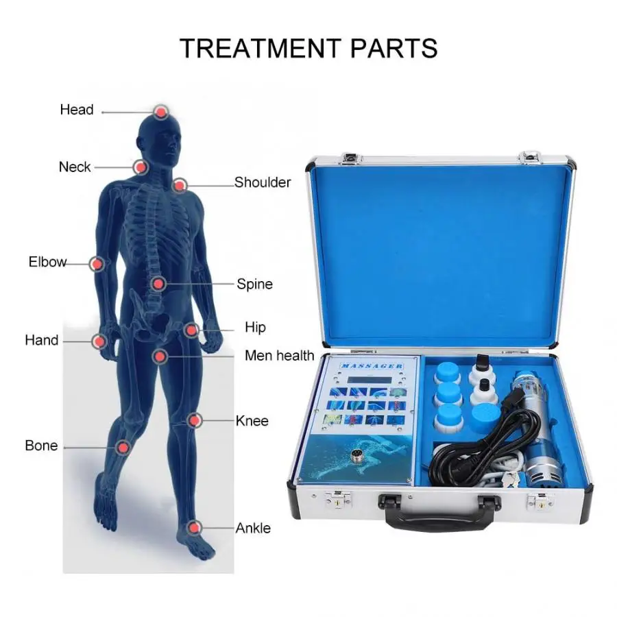 Новейший Портативный Массаж для снятия боли ED электромагнитный экстрапореальный шоковый волновой терапевтический аппарат для снятия боли массажер для тела