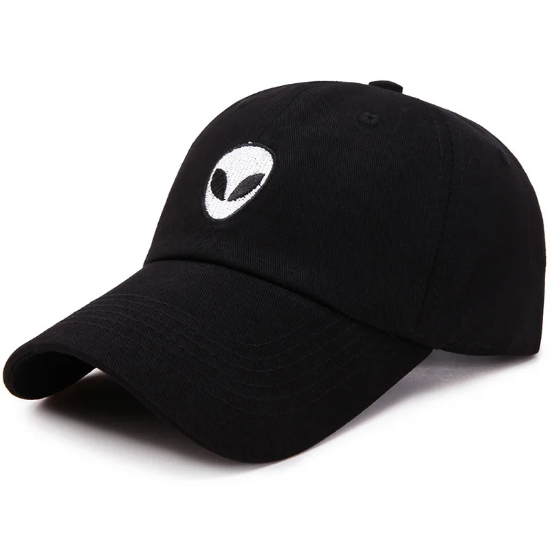

Unisex Embroidered Alien Foldable Baseball Caps Beach Sun Hat Street Headwear outdoor Cap men and woman Hip Hop Caps