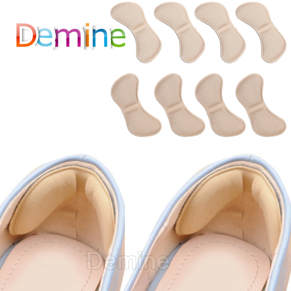 4 Pairs Anti-wear Feet Care Pads For Shoe Back Heel Cushion Pain Relief Sticker Liner Grips Crash Protector