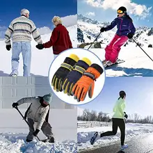 

Children Women Men Ski Gloves Winter Waterproof Anti-cold Sport Gloves Warm Outdoor Windproof Sportswear Gloves Skiing F1w9