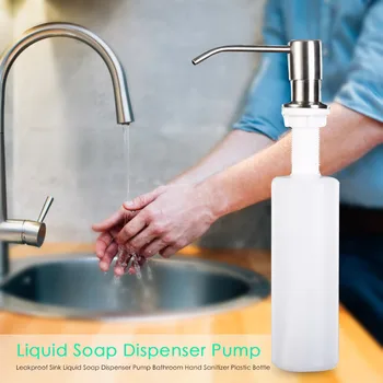 

Practical Kitchen Soap Dispensers Household Stainless Steel Liquid Lotion Storage Holder Bottles Practical Bathroom Tool