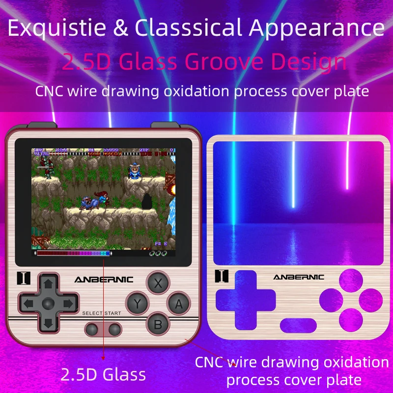 Anbernic Retro Jogo Console Aberto Sourse Sistema 5000 Jogos Ps1 Jogador Portátil Bolso Handheld Game 280v Rg280v - Image 2
