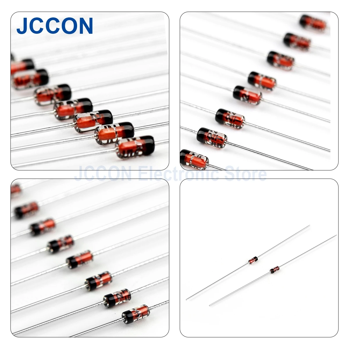 270Pcs Zener Diode Assorted kit 12W 0,5 W (2V4 zu 33V) 2,4 V-3,3 V 3V 3V3 3V9 4V7 5V1 7V5 8V2 10V 12V 15V 16V 18V 20V 27 Werte – Detail 10