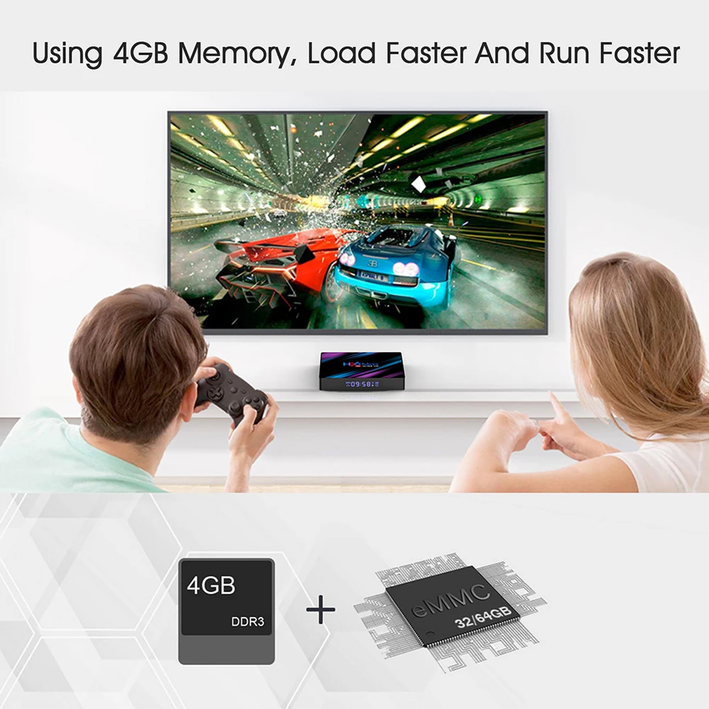 Smart tv Box H96 Max Rockchip RK3318 4K Smart tv Box 2,4G& 5G Wifi BT4.0 H96Max 4 Гб 64 Гб медиаплеер Android телеприставка