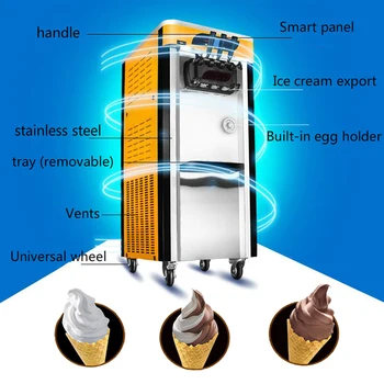 

ice cream machine/soft ice cream maker/commercial frozen yugurt machine