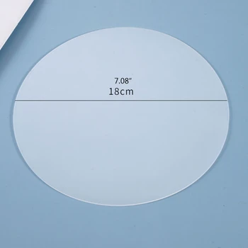 

DIY Crystal Epoxy Resin Mold Anti-dirty Tabletop Mat Pad Casting Silicone Mould L4ME