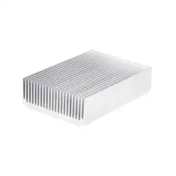 Алюминиевый электронный радиатор охлаждения теплового блока экструдированный радиатор для высокой мощности Светодиодный IC чип кулер