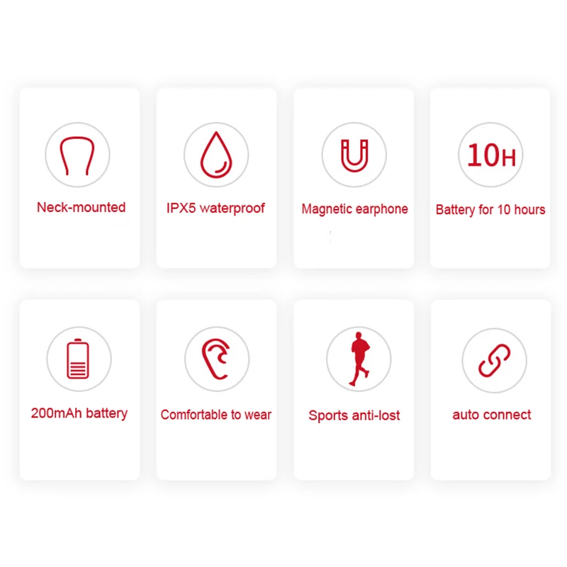 Headset Sports Headphones Wireless Noise Reduction Earpieces Waterproof Earbuds Bluetooth Earphones Works On All Smartphones TWS