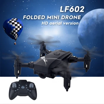 

2.0MP Camera for MINI RC Drone LF602 Wifi Small Quadcopter High Hold Mode One Key Function 2.4G Helicopter Outdoor Toy Gift
