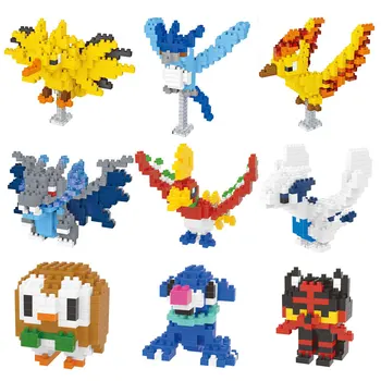 

Plastic Building Blocks Anime Cute Cartoon Poppli Exerion 3D Model Mini Block Diamond Bricks DIY Toy Educational Toys For Kids