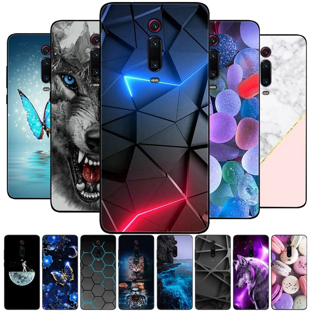 For Xiaomi Mi 9T Redmi K20 Case Soft Cute Sweet Girl TPU Silicone Back Funda  Protective