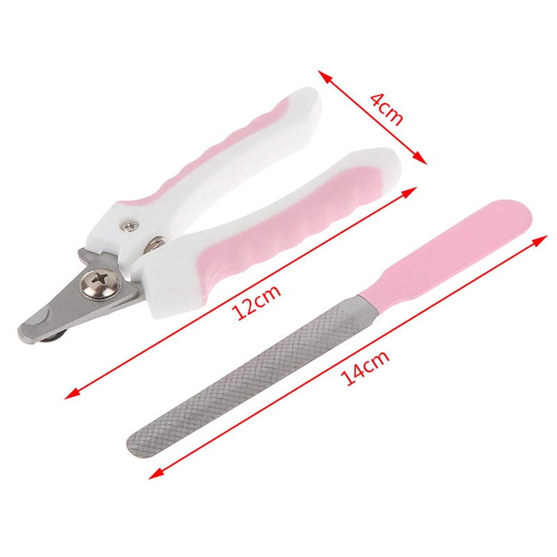 AS PICTURE 1PC Pet Cat Dog Nail Clipper Cutter Stainless Steel Grooming Scissors Clippers Claw Nail Scissors - Цвет: AS PICTURE