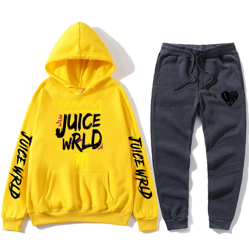 juice wrld yellow hoodie