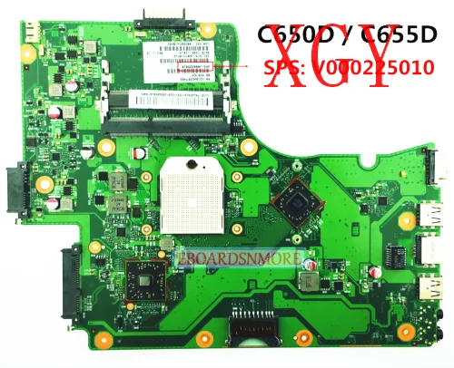 Материнская плата для ноутбука Toshiba Satellite C650D C655D AMD, 1310A2357402 V000225010 протестирована ОК