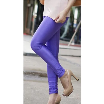 

Fashion Sexy Hip Skinny Leggings Fluorescence Women leggings Fitness High Waist Color Women Gothic Jeggings Brand Leggings