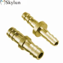 20 шт. стоматологический прямой клапан стыковый клапан 3 мм Подключение к 5 мм металлический клапан стоматологическое кресло аксессуары стоматологическое оборудование SL1224