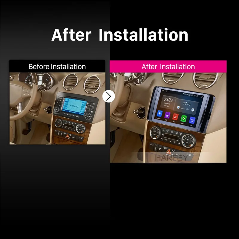 Cheap Harfey 1Din Android 9.0 9" Car Radio GPS Multimedia Player For Mercedes Benz R Class W251 R280 R300 R320 R350 R63 2006-2013 5 Cheap Harfey 1Din Android 9.0 9" Car Radio GPS Multimedia Player For Mercedes Benz R Class W251 R280 R300 R320 R350 R63 2006-2013 5