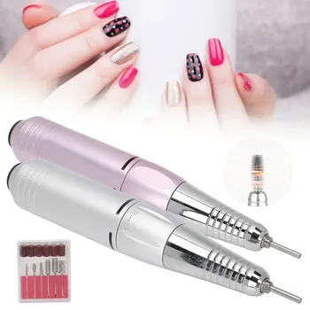 

USB Charging Electric Nail Drill Portable Nail Drill Manicure Pedicure Machine Nail Art Tool Accessoires Kit