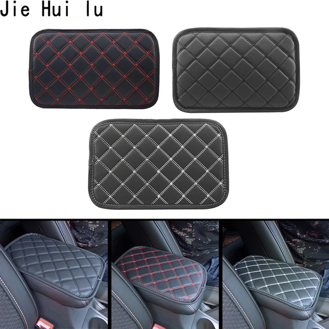 Auto Armlehne Matte Pad Auto Innen Armlehnen Platte Lagerung Box Matten  Leder Box Teppich Protector Autos Zubehör Styling - AliExpress