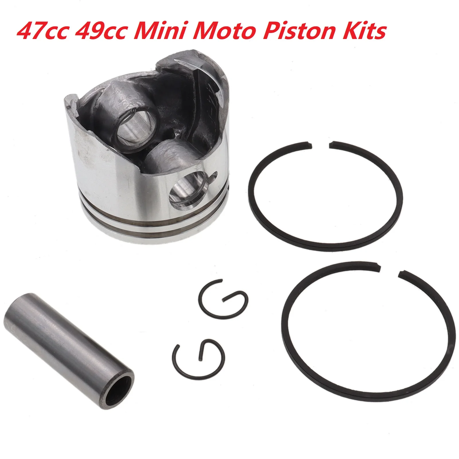 Pocket Bike 40mm 44mm Piston Ring 47cc 49cc Mini Moto Atv Quad 406 44