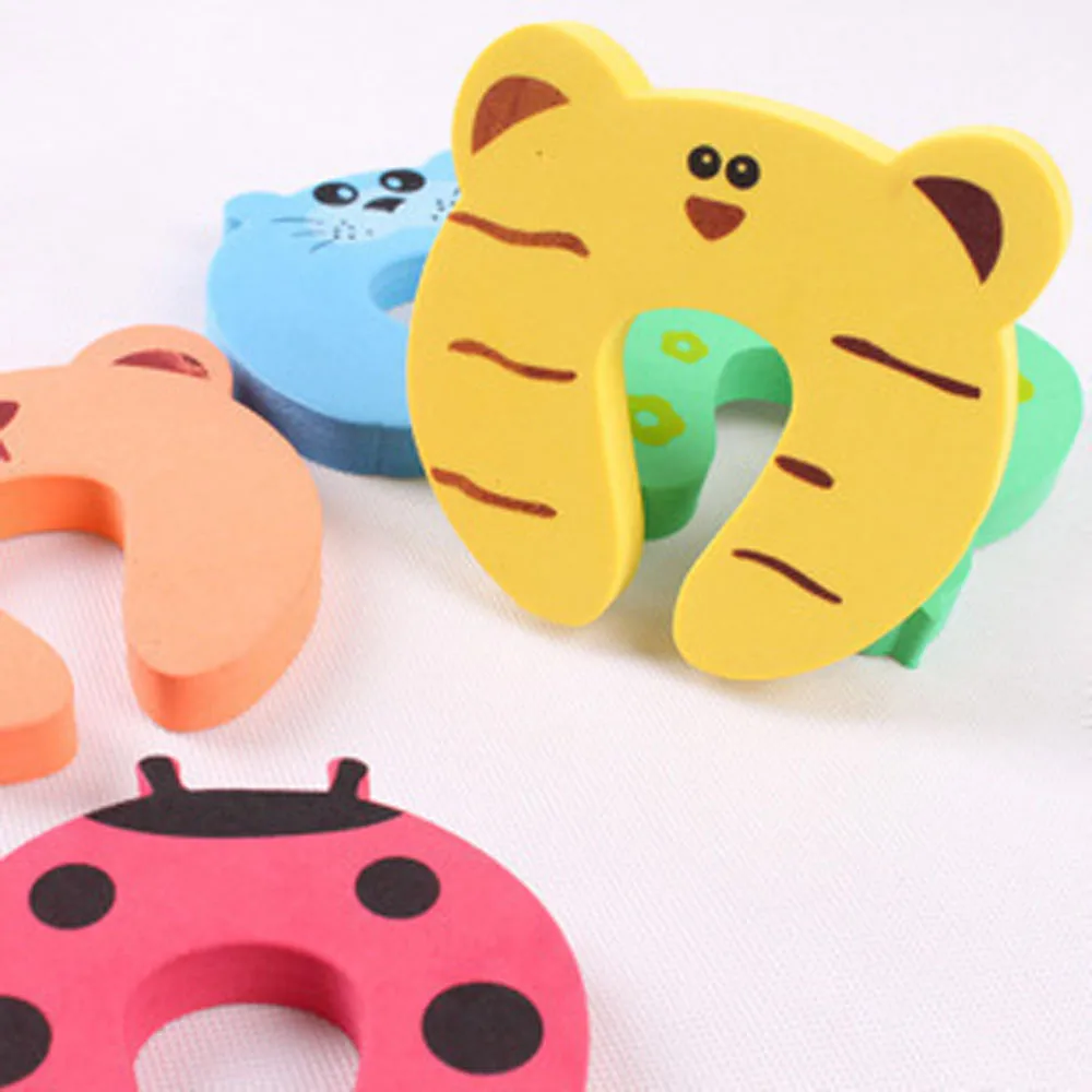 10 шт./лот Ограничитель для двери с изображением животных|Бамперы края и углов| |