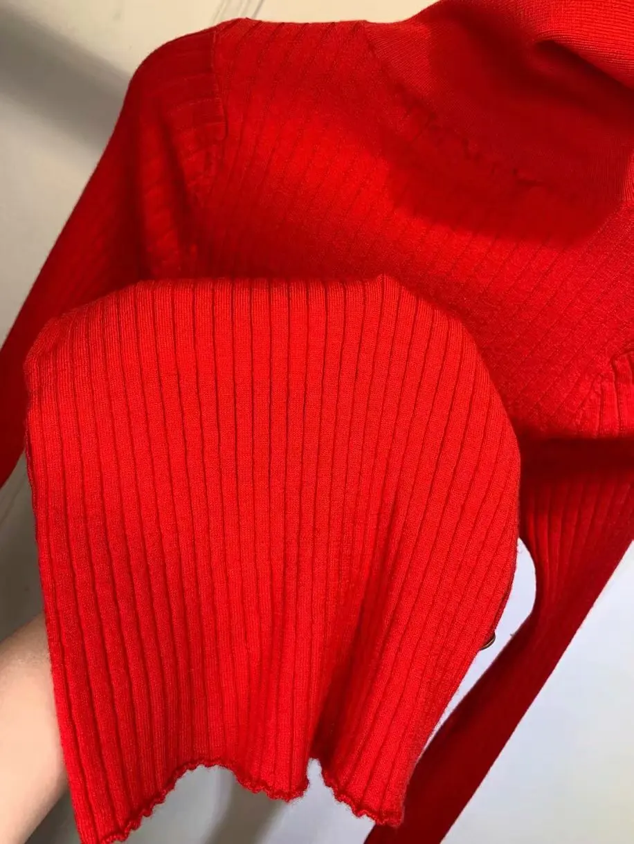8,23 женские осенние Топы гольф с длинными рукавами трикотажный пуловер тонкий теплый свитер джемпер Топы