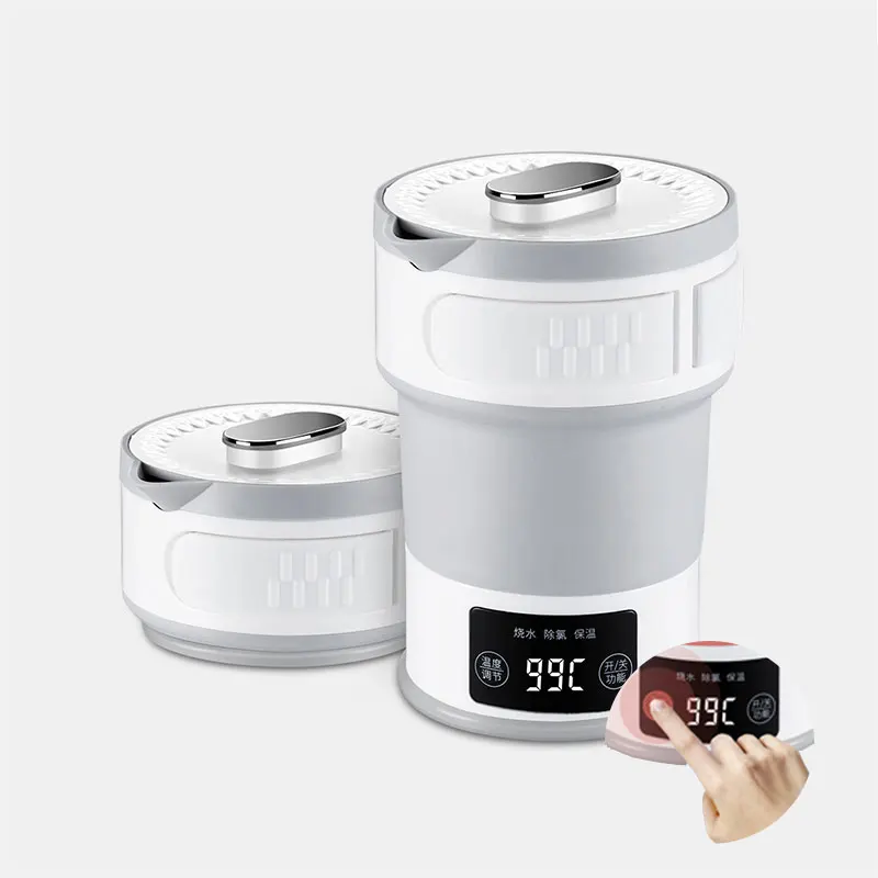 

YOUPIN LIFE ELEMENT 800W/0.6L Folding Compression Electric Insulation Kettle OLED Display Touch Dechlorination for Travel