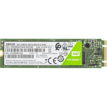 

SSD drive WD Original SATA III 480 GB WDS480G2G0B Green M.2 2280