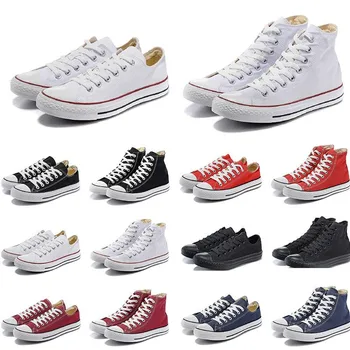 

Canvas 1970s Skateboard Casual Shoes Hi Reconstructed Triple Black White Blue Wine Red Mens Womens Platform Sports Sneakers