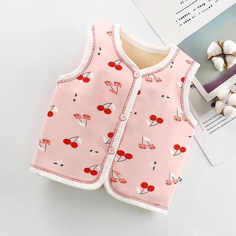 Baby Girl Boy Clothes Vest For Girls Toddler Clothing Kids Clothes Girls Vest Sleeveless Cardigan Shirts Kid Fleece Costume