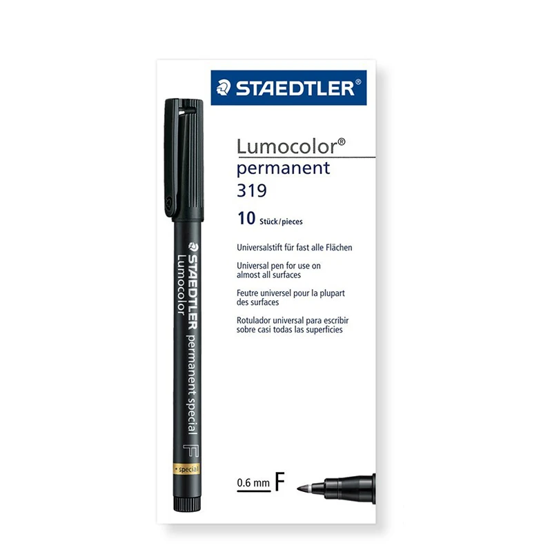 Rotuladores STAEDTLER 319F y rotuladores de cristal, rotuladores  profesionales antidecolorados no borrables