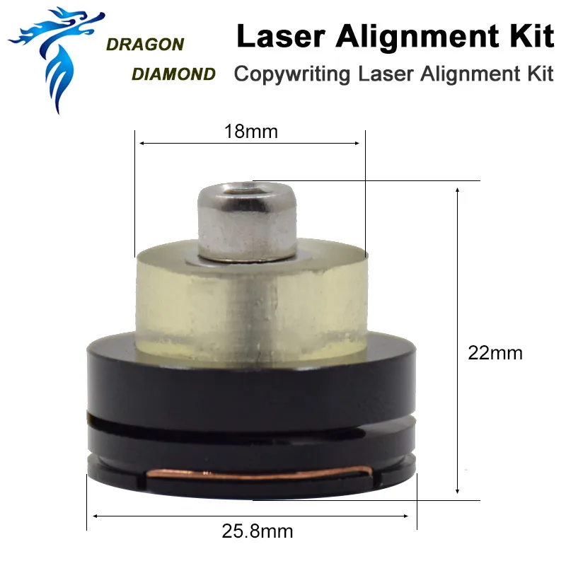Laser Path Calibration Light Regulator Alignment Kit For CO2 Laser Cutting Machine to Adjust Collimated Head Device