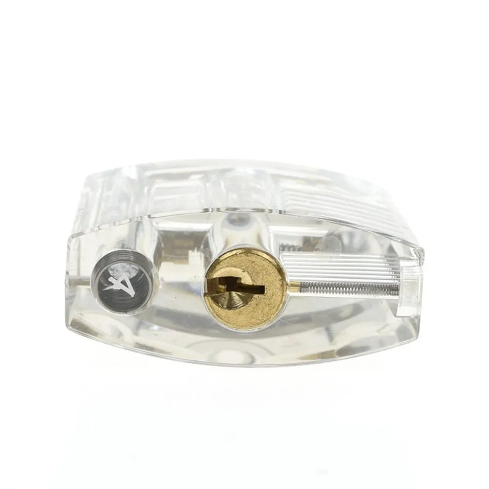 clear padlock