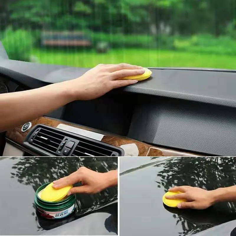 

High quality polished car car waxing sponge car care tool accessories polishing foam sprayer sponge 12 pieces polishing pad