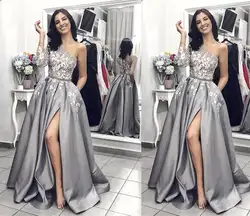 Vestido Noche Elegante Lebanon длинное вечернее платье плюс размер а Линия Вечерние платья Пятнистое одно плечо формальных платьев вечерние длинные